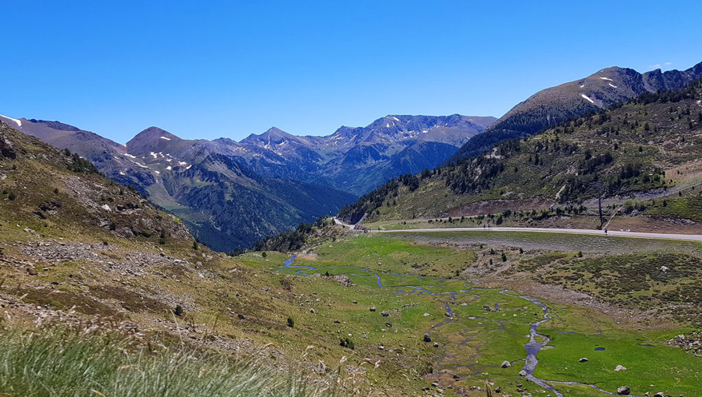 Aussicht auf die Berge in Andorra