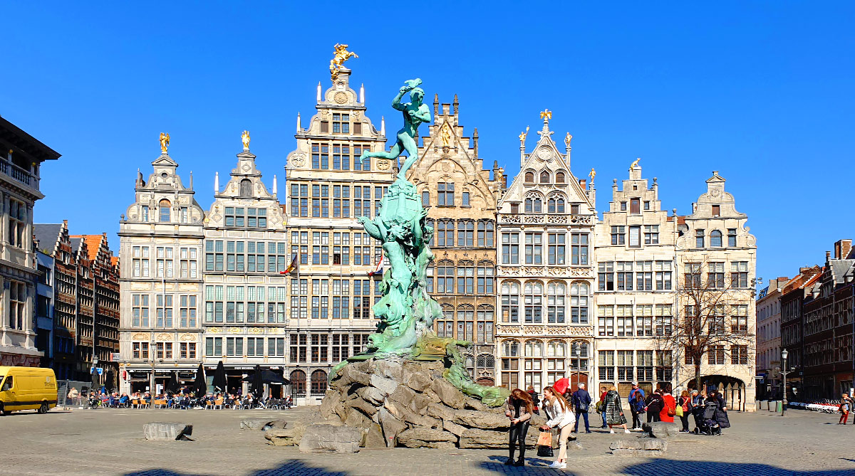 Belgien Antwerpen Grote Markt