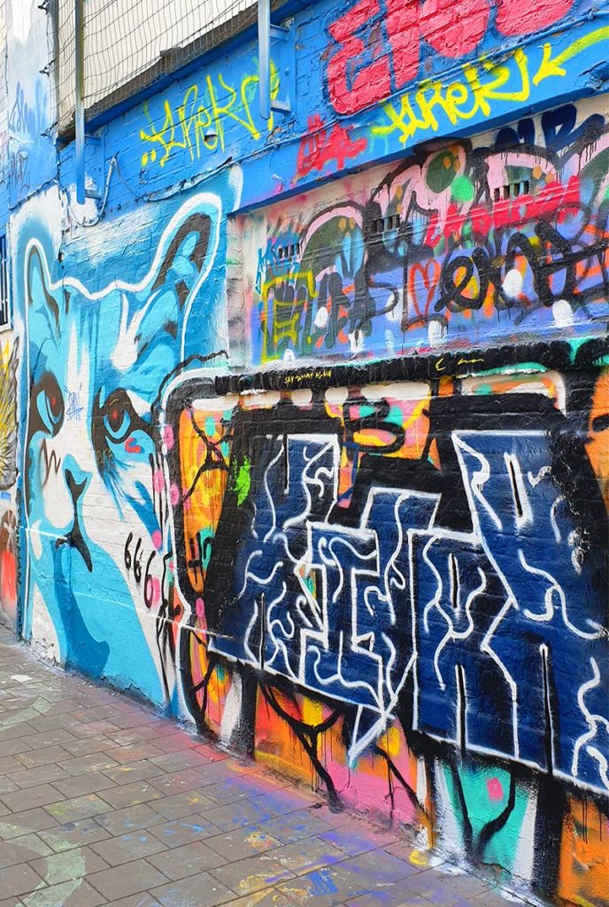 Belgien Gent Graffitistreet