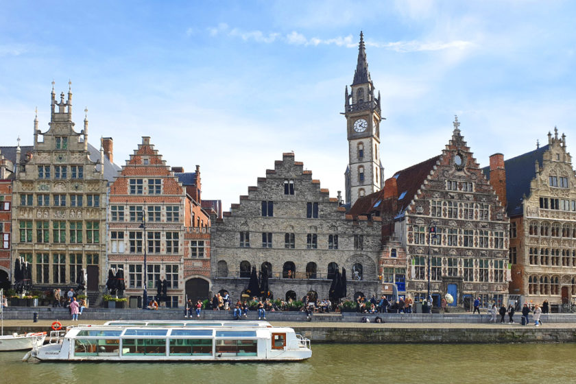 Belgien Gent Graslei