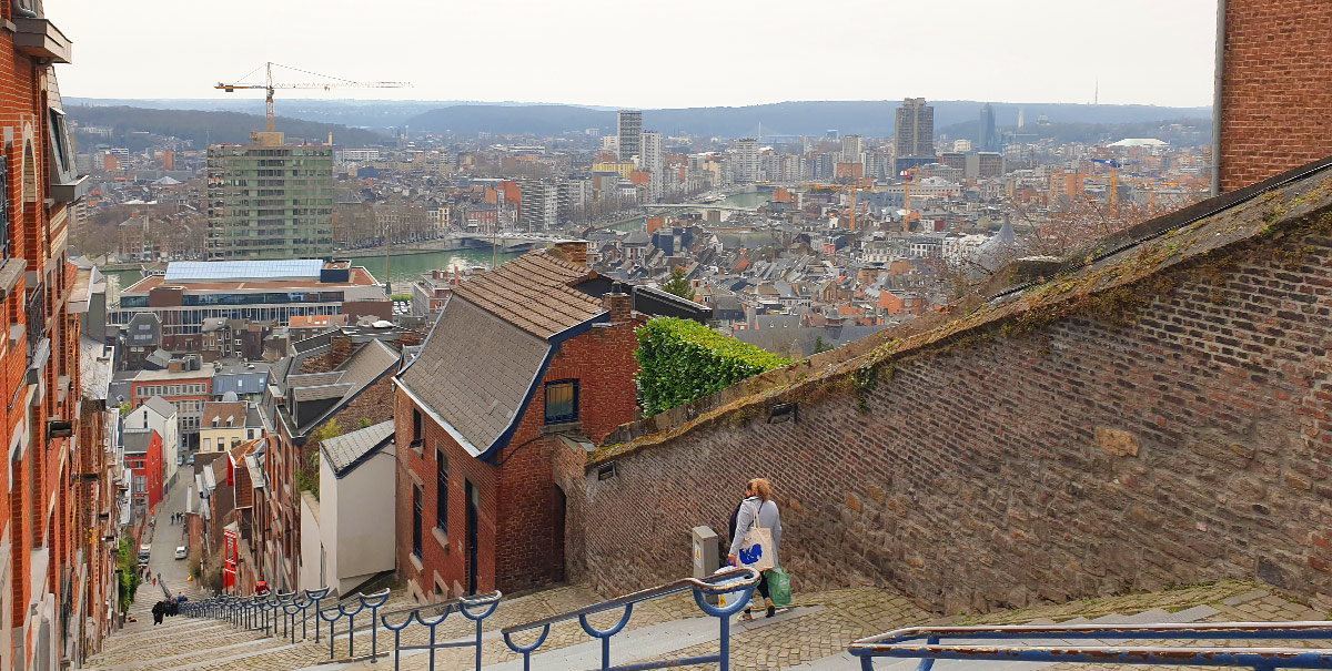 Belgien Lüttich Liege Montagne de Bueren