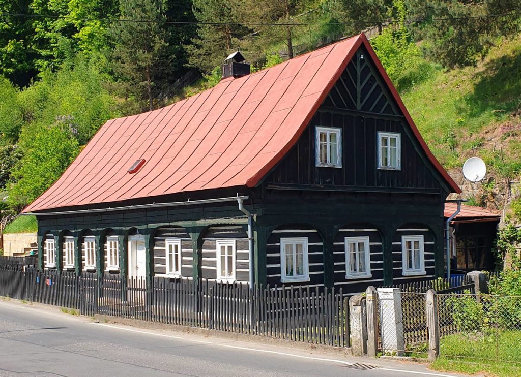 Umgebindehaus in der Böhmischen Schweiz