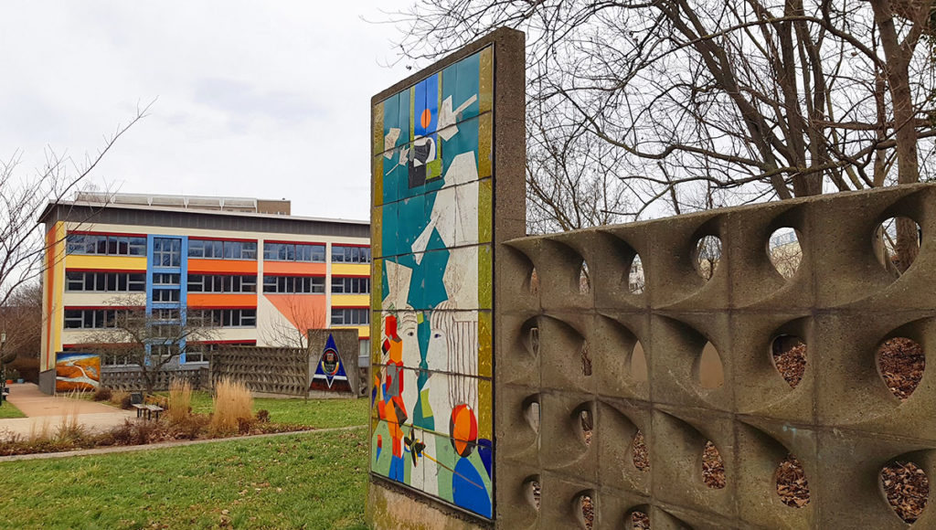 Deutschland Reisetipps Chemnitz Ostmoderne Kunst in der Neubausiedlung