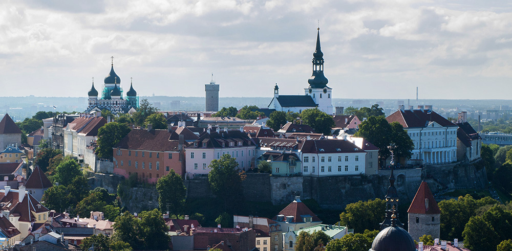 Der Domberg von der Olaikirche - Städtetrip Tallinn