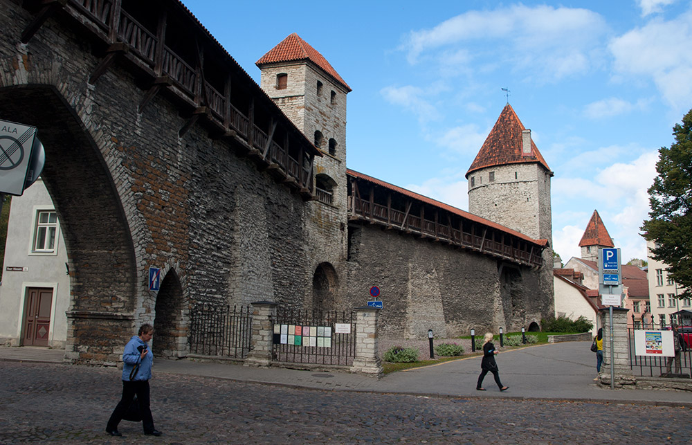 Die Türme Nunna, Sauna und Kuldjala in Tallinn