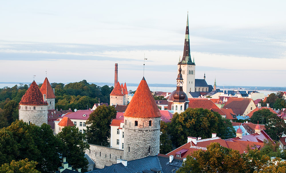 Blick von der Aussichtsplattform Patkuli in Tallinn