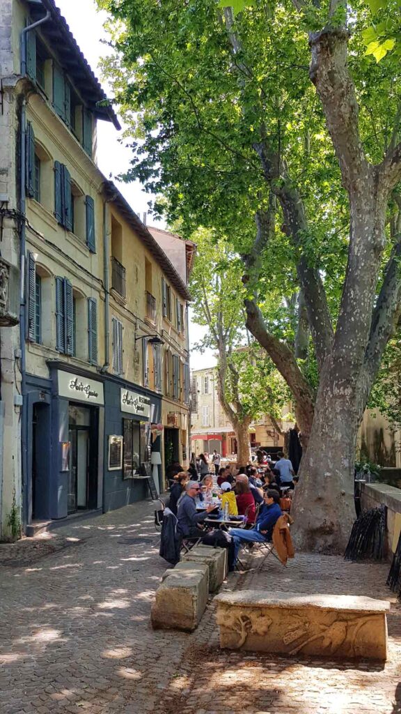 Straßenszene in der Rue des Teinturiers