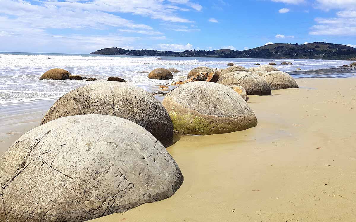Headerbild Moeraki Boulders Neuseeland
