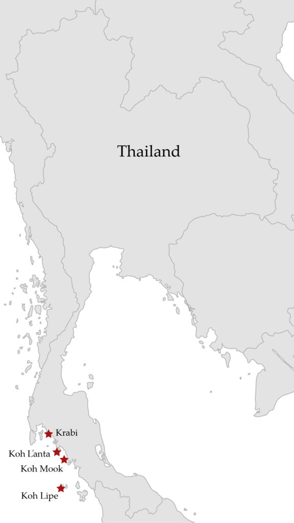 Karte Reisetipps Thailand