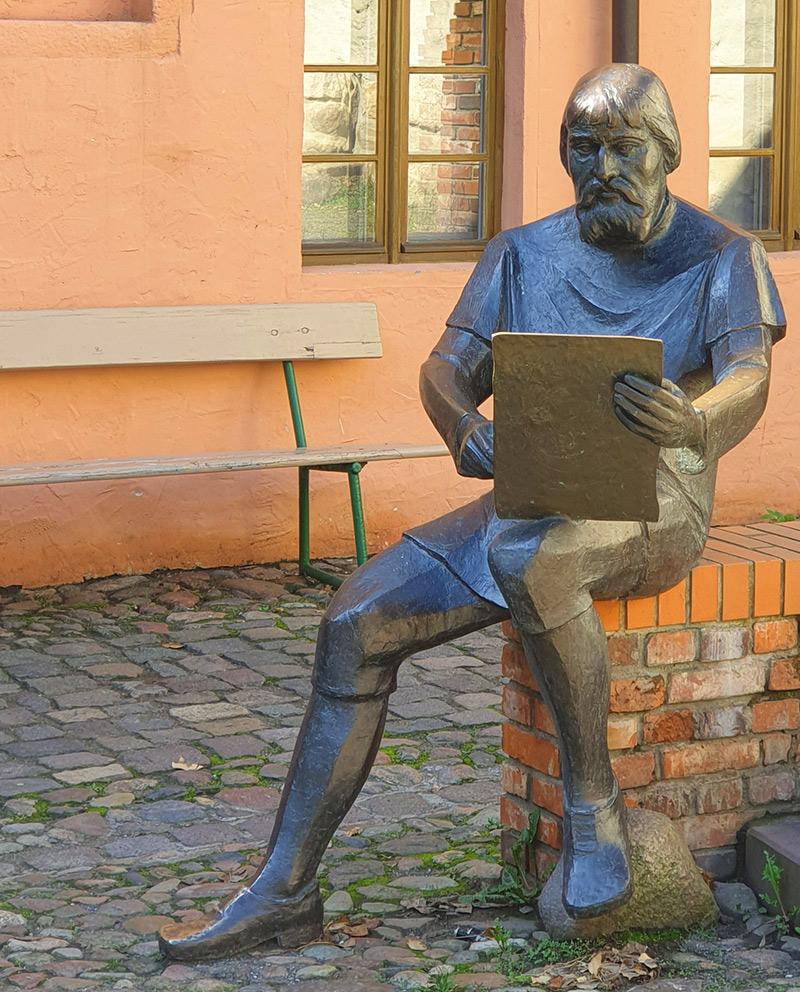 Lutherstadt Wittenberg Cranach Statue