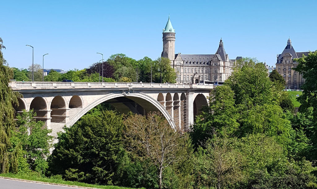 Städtereise Luxemburg Adolph-Brücke und Bankmuseum