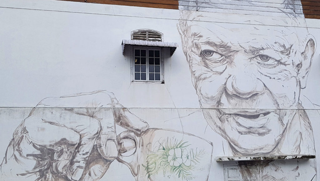 malaysia ipoh sehenswuerdigkeiten stadtrundgang white coffee mural