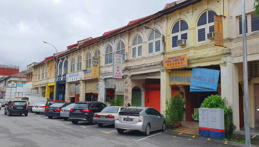 malaysia ipoh sehenswürdigkeiten stadtrundgang shophouses