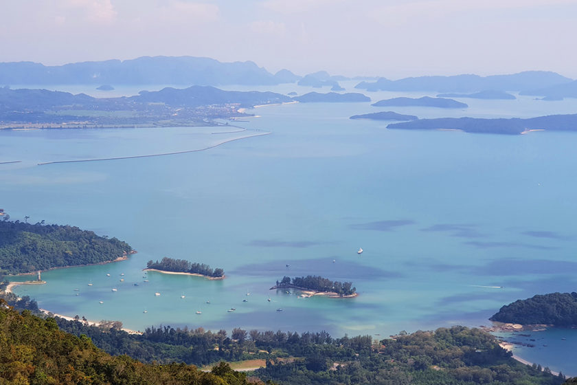Malaysia Langkawi Sehenswürdigkeiten Aussicht Sky Bridge