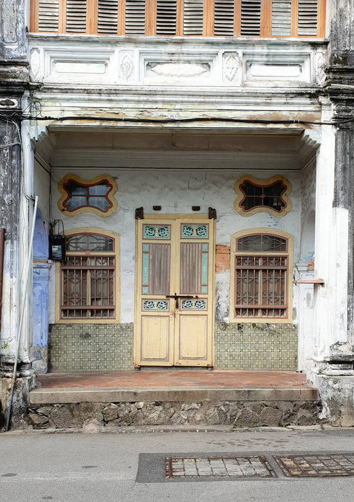 Malaysia George Town Penang Sehenswuerdigkeiten Stadtrundgang Shophouse