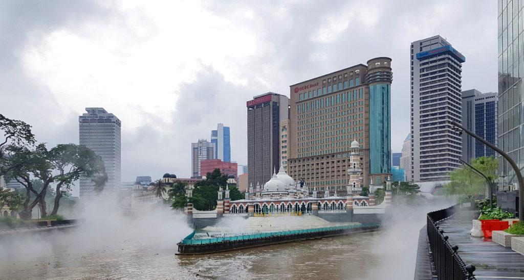 Malaysia Reisebericht Sehenswürdigkeiten Kuala Lumpur Jamek Moschee
