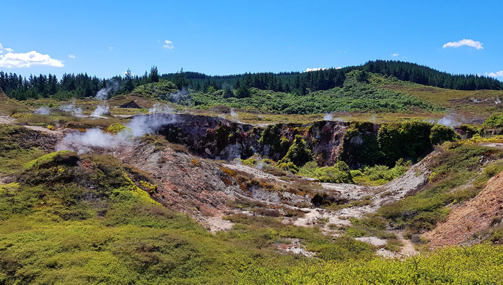 Neuseeland Reisetipps Geothermalpark Craters of zhe Moon