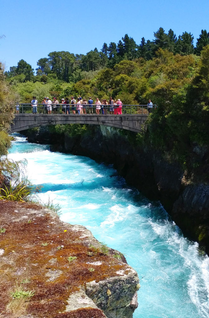 Neuseeland Reisetipps Aussichtspunkt Huka Falls