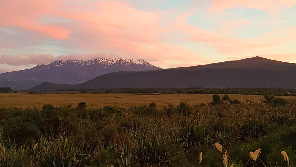 Neuseeland Reisetipps Tongariro Alpine Crossing Sonnenuntergang