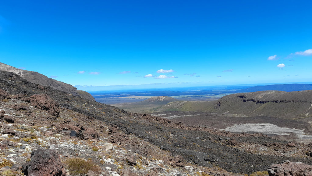 Aussicht vom Tongariro Alpine Crossing