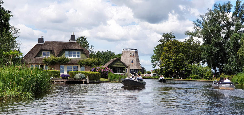 Bootstour durch Giethoorn - Holland - Niederlande - Bovenwijde - Molenvaart