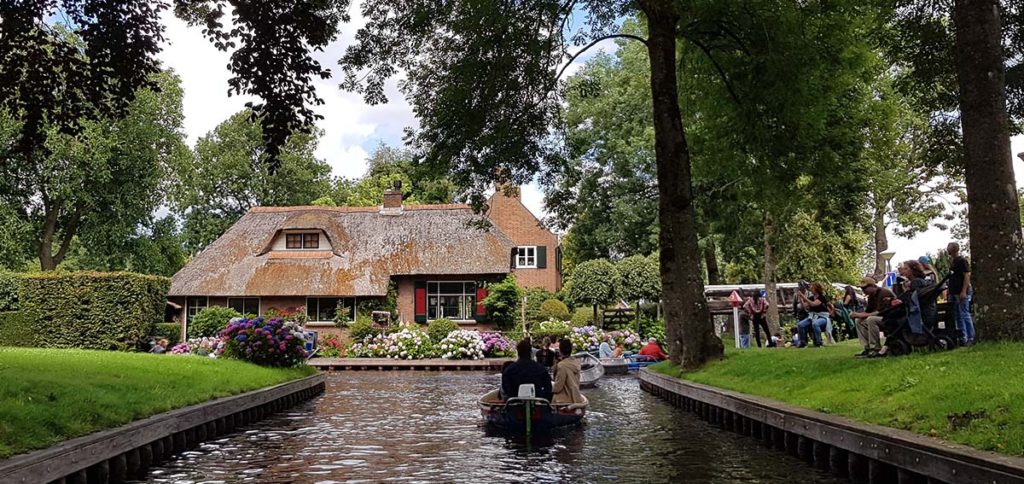 Bootstour durch Giethoorn - Holland - Niederlande - Bovenwijde - Volkensvaart