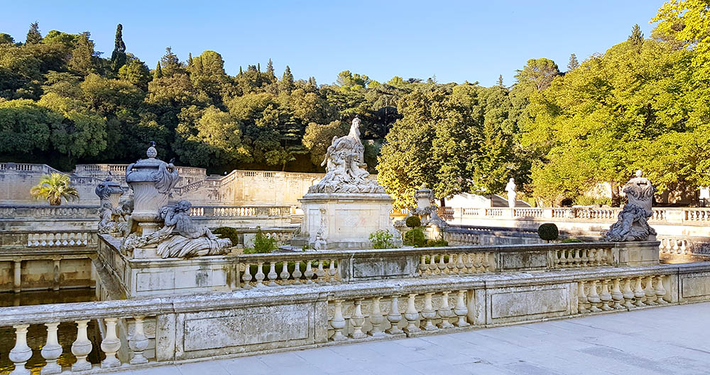 Jardins de la Fontaine Brunnenanlage
