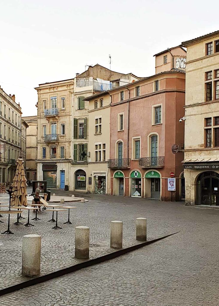 Innenstadtansicht Nimes