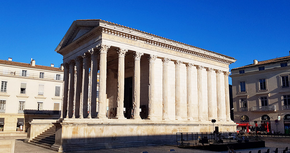 Das Maison Carre in Nimes