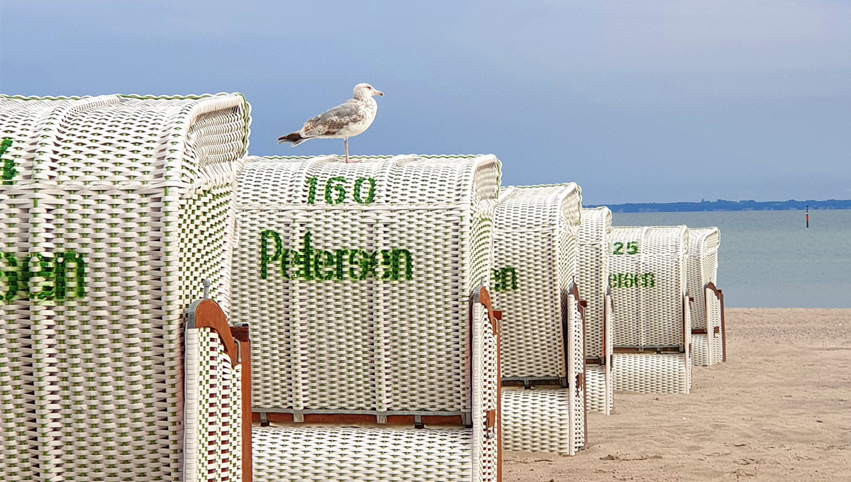 Ostsee Schleswig Holstein Groemitz Strandkoörbe