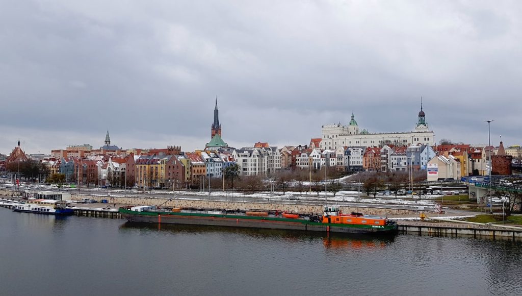 Aussicht auf Stettin und die Unterstadt