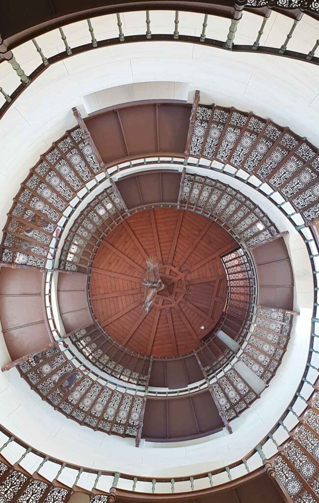 Wendeltreppe im Jagdschloss Granitz auf Rügen