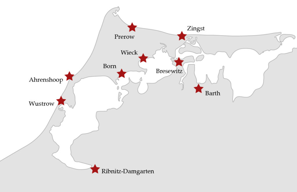 Übersicht Fischland-Darß-Zingst