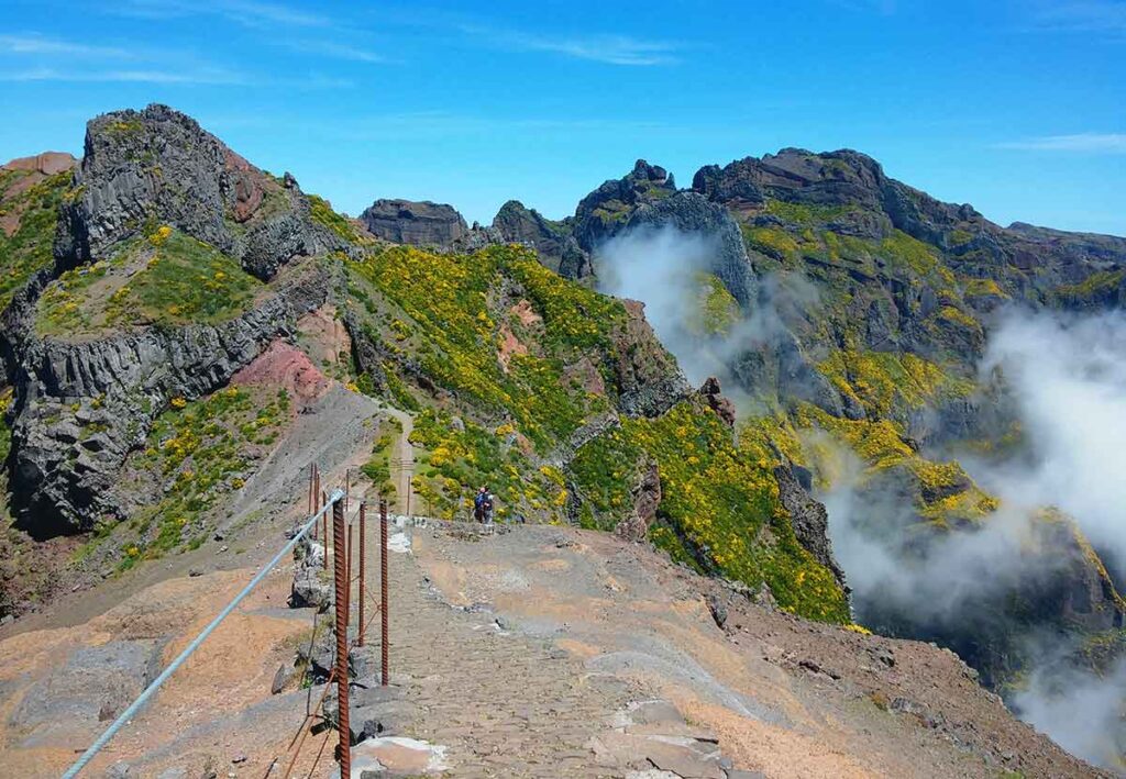 Wanderung auf Madeira auf dem Vereda do Areeiro