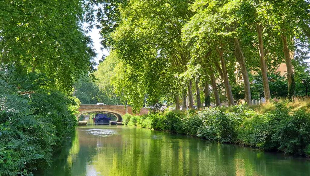 Canal du Midi in Toulouse