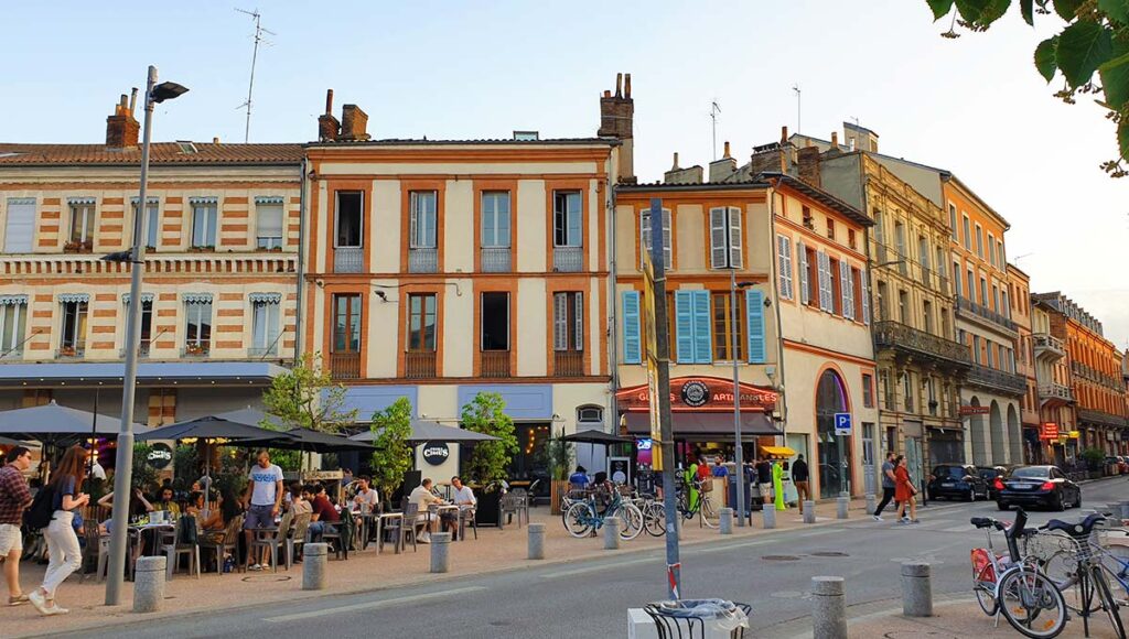 Place Olivier im Stadtteil St - Cyprien von Toulouse