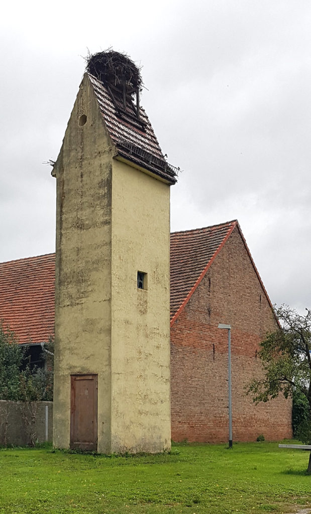 Turm mit Storchennest - Rühstädt