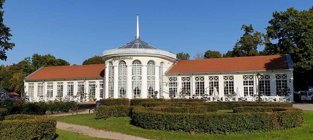 Die Orangerie von Schloss Raudondvaris in Litauen
