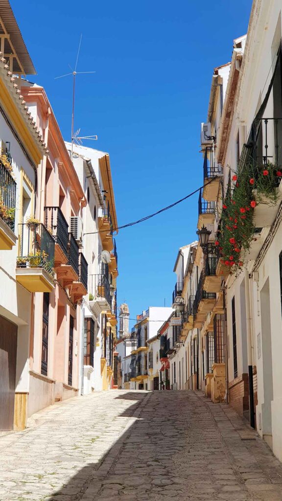 Seitenstraße im Stadtteil El Mercadillo in Ronda