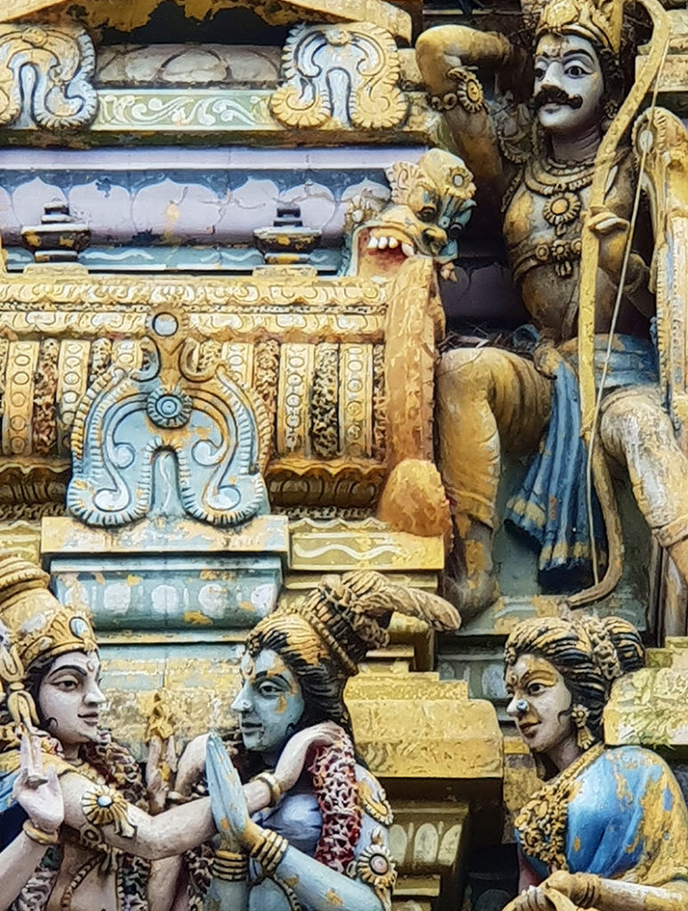 Sri Lanka Colombo Detail Hindutempel