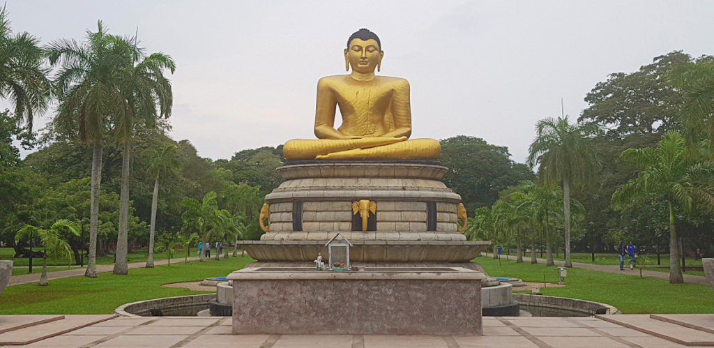 Sri Lanka Colombo Viharamahadevi Park Buddha Statue
