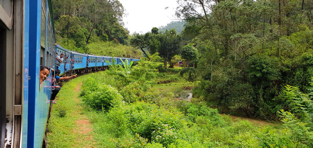 Sri Lanka Hochland Zugfahrt Ella Kandy