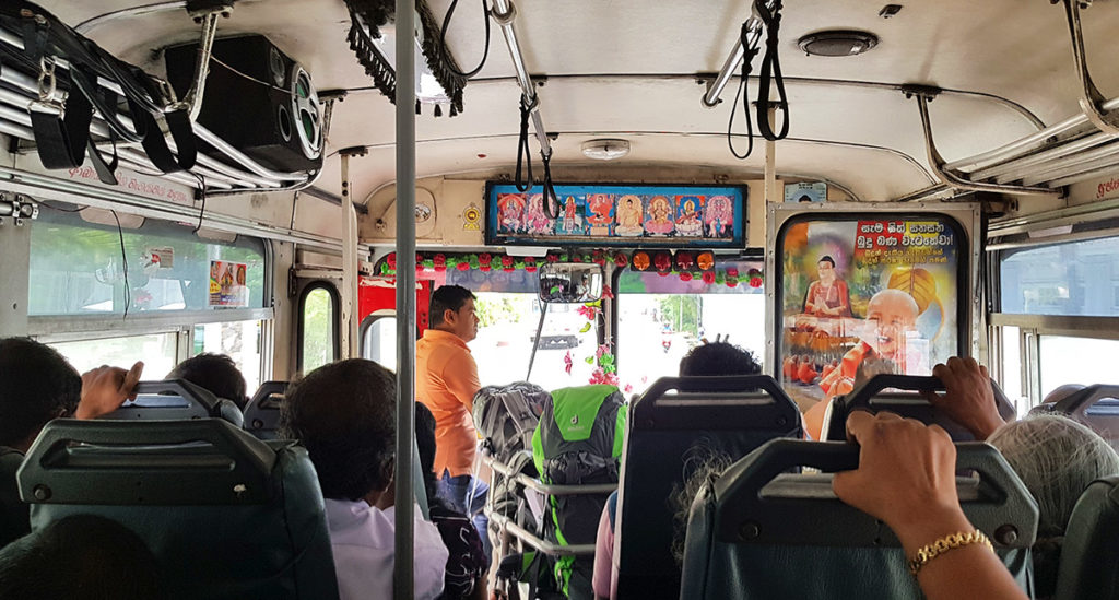 Sri Lanka Busfahrt