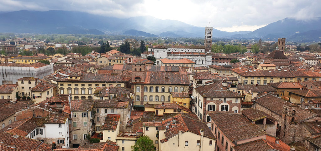 Toskana - Lucca - Blick vom Guinigiturm
