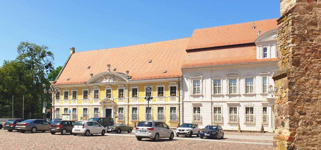 Gebäude an der Schlossfreiheit in Zerbst/Anhalt